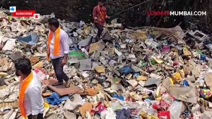 नालेसफाईची पोलखोल, मनसेचे नाल्यात व्हॉलीबॉल आंदोलन