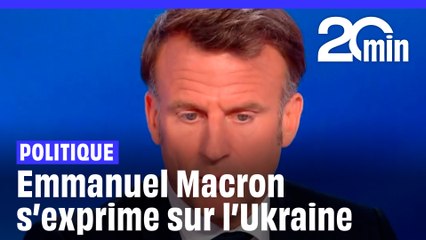 Emmanuel Macron s’exprime sur la guerre en Ukraine