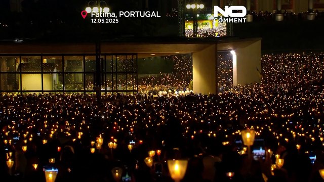 Santuário de Fátima lotado na primeira peregrinação após morte do Papa Francisco