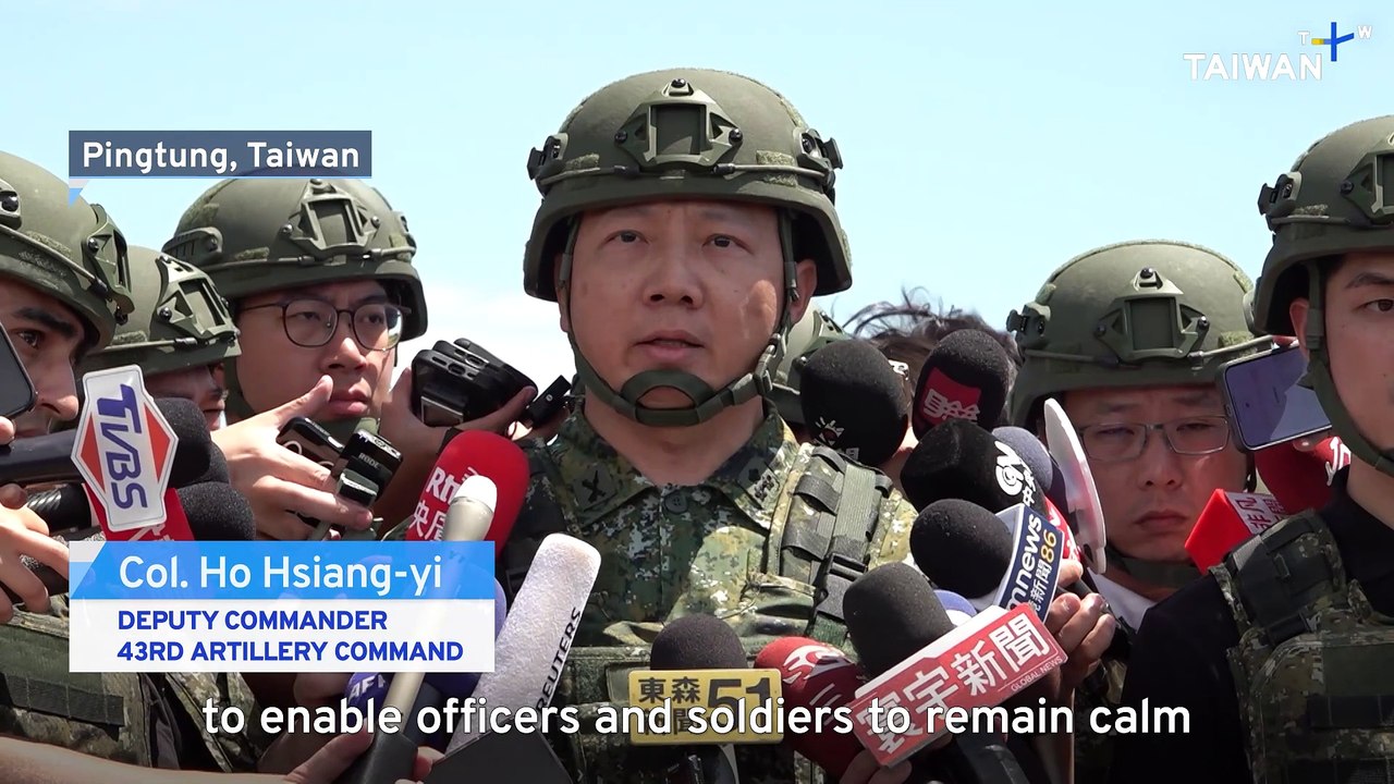 Taiwan's Military Test-Fires Land Sword II Surface-to-Air Missiles