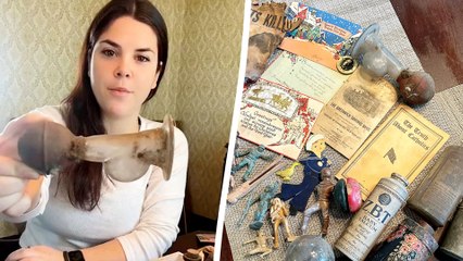 Couple buy $500k Victorian home and find a 1920s breast pump in the floorboards