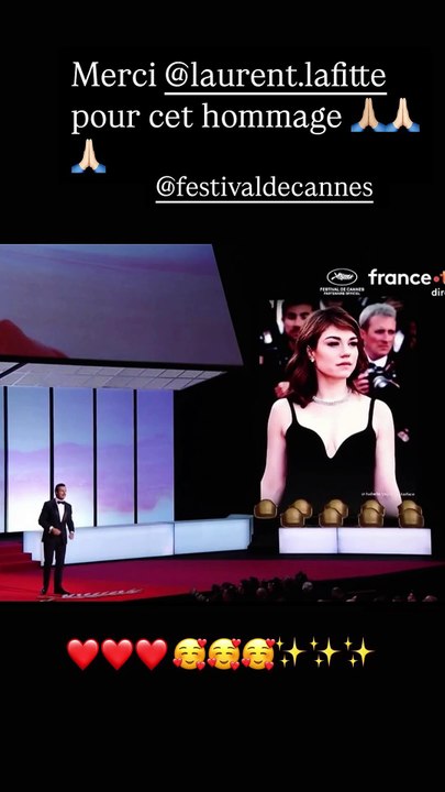 Michel Ferracci, le mari d'Emilie Dequenne, salue l'initiative de Laurent Lafitte lors de la cérémonie d'ouverture du Festival de Cannes qui a eu lieu ce mardi 13 mai 2025