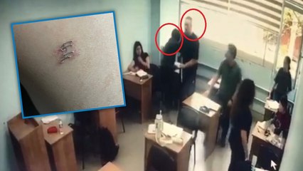 Bıçak ve sopayla girdiği kurs binasında öğrenciyi bıçakladı