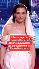 جولييت بينوش تفتتح مهرجان "كان" بتحية لفلسطين