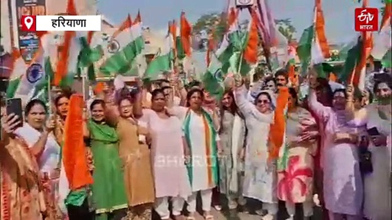 अंबाला में ऑपरेशन सिंदूर की सफलता पर भाजपा ने निकाली तिरंगा यात्रा, बड़ी संख्या में लोग हुए शामिल