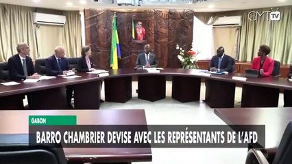 [#Reportage] Gabon : Barro Chambrier devise avec les représentants de l’AFD