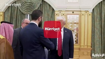 ABD Başkanı Donald Trump, Suriye Cumhurbaşkanı Şara ile Suudi Arabistan'da görüştü
