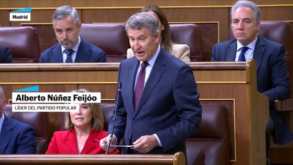 Rifirrafe entre Sánchez y Feijóo en la Sesión de Control