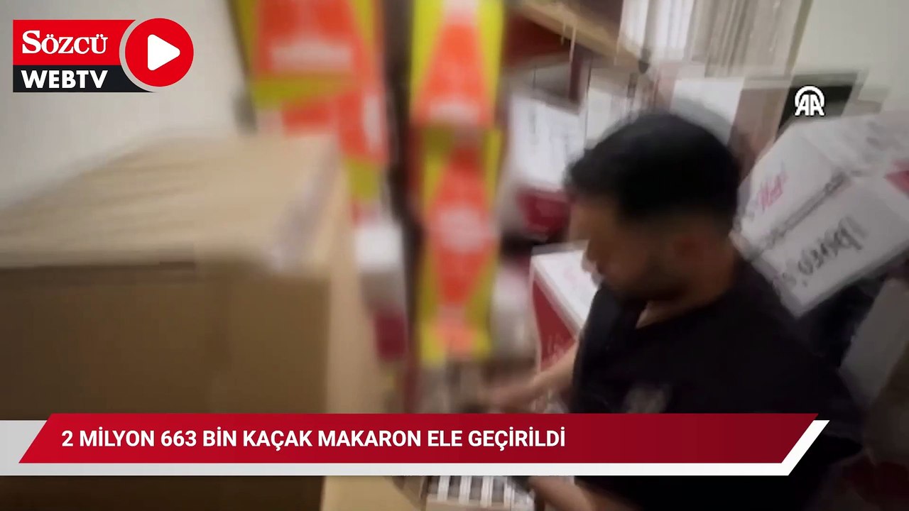 Adana'da 2 milyon 663 bin kaçak makaron ele geçirildi