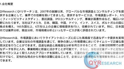 QYResearch（QYリサーチ）：定量と定性分析を駆使した最適な市場戦略の提案