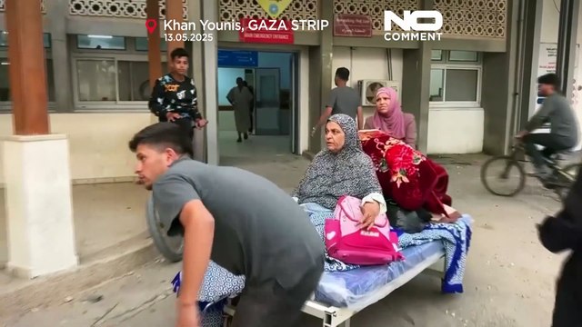 NO COMMENT: Muertos y evacuaciones tras un bombardeo israelí en un hospital de Jan Yunis