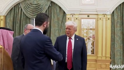 ABD Başkanı Donald Trump, Suriye Cumhurbaşkanı Şara ile Suudi Arabistan'da görüştü