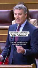 Careo entre Sánchez y Feijóo por los mensajes con Ábalos