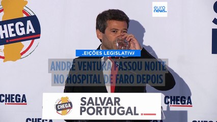 André Ventura já teve alta hospitalar. Sofreu espasmo esofágico associado a pico de tensão