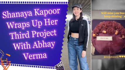 Shanaya Kapoor bids farewell to ‘JC’ sets with a cake-cutting celebration