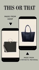 Sustainable hemp Bag | thelableGaia