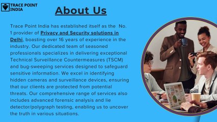 Privacy and Security Solutions in Delhi- Trace Point Indiad