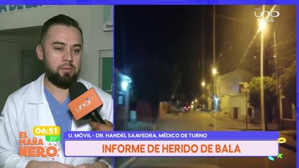 SCZ INFORME MÉDICO SOBRE EL HERIDO EN ROBO EN CAMIRI