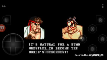 Street Fighter II Turbo: Hyper Fighting Ryu vs E. Honda Ryu é derrotado por E. Honda