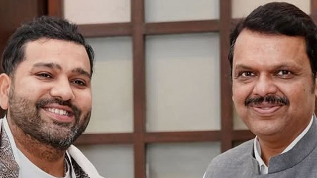 Rohit Sharma ने Devendra Fadnavis से की मुलाकात