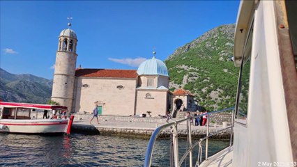 Perast Island, the Man-Made Island using Stones - Montenegro