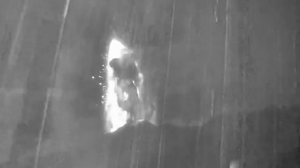 Huge volcano eruption caught on camera as ash rains down on villages