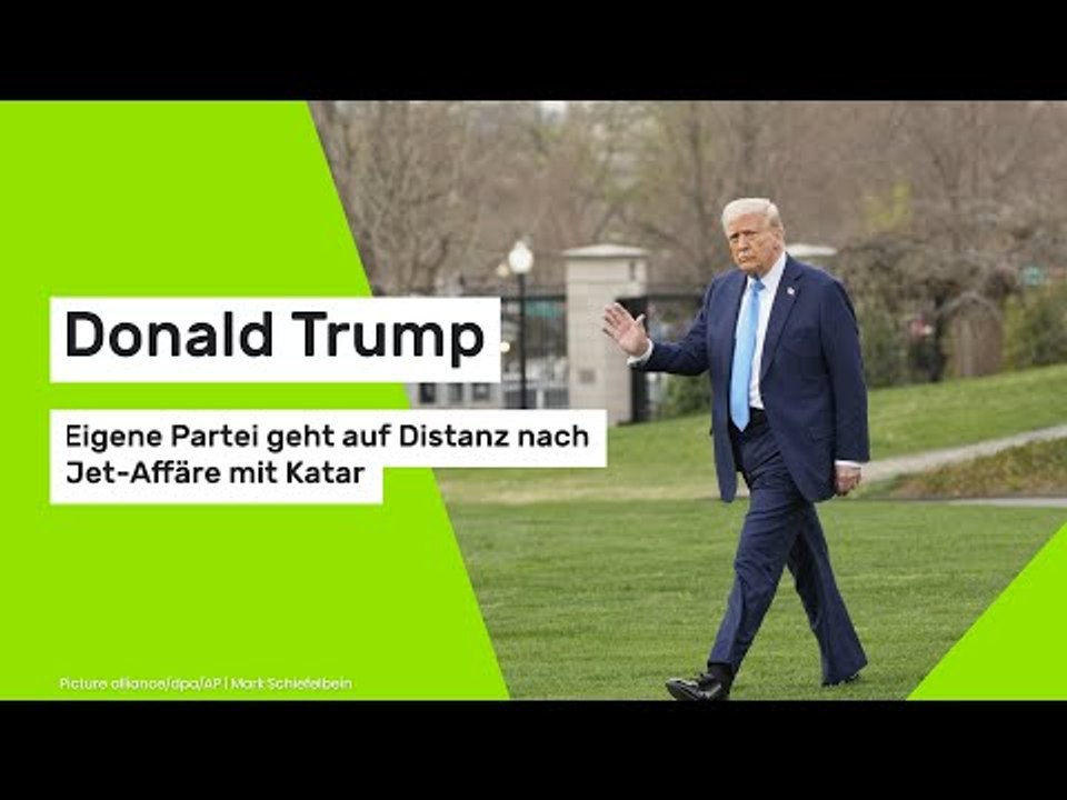 Donald Trump: Eigene Partei geht auf Distanz nach Jet-Affäre mit Katar