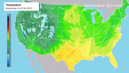 The heat is on in the central U.S. as temperatures climb to as much as 20 degrees or more above average.