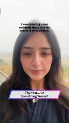 Loud Bang Caught on Camera Leaves Woman Frozen in Fear ⚡😱