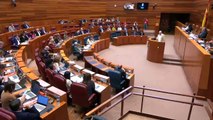 Intervención de Igea durante el pleno del Procurador del Común