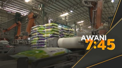 Harga beras putih import turun lagi esok