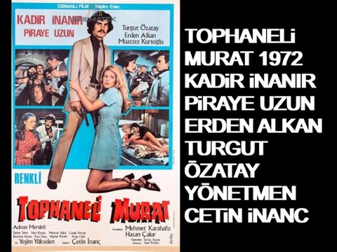 Tophaneli Murat 1972 Kadir İnanır VHS Türk Filmi