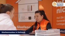 Deutsche GigaNetz - Glasfaserausbau in Delitzsch