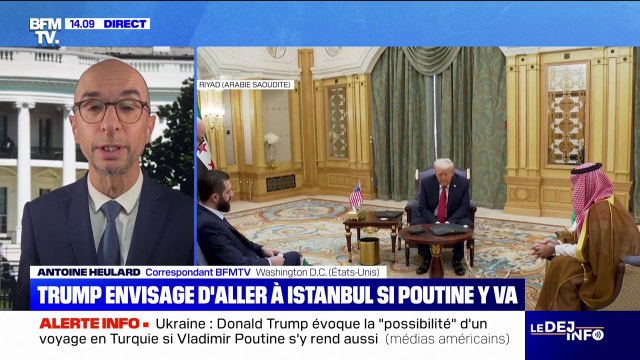 Ukraine: Donald Trump reconnait qu'il ne sait pas si Vladimir Poutine se rendra à Istanbul jeudi pour négocier avec Volodymyr Zelensky