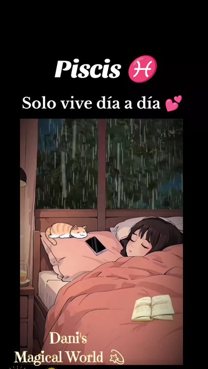 Solo vive día a día 💕 #piscis #zodiaco #astrologia #vida #hoy