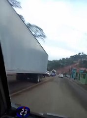 Tráfico esta mañana en salida a Danlí