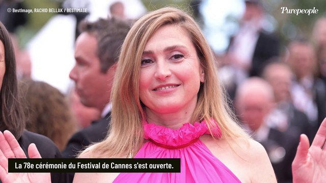 A Cannes, Julie Gayet est survoltée en rose très flashy et sans François Hollande, Daphné Burki ose elle des chaussures très spéciales