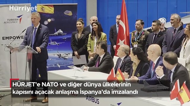 HÜRJET'e NATO ve diğer dünya ülkelerinin kapısını açacak anlaşma İspanya'da imzalandı