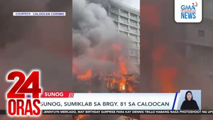 Sunog, sumiklab sa Brgy. 81 sa Caloocan | 24 Oras