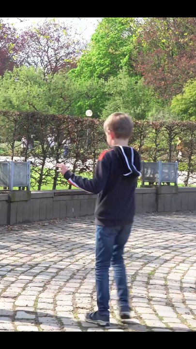 Child got scared with prank