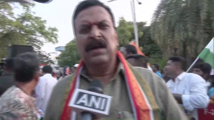 Chennai (Tamil Nadu): BJP Workers Hold Tiranga Yatra/ Visuals/ Ponguleti Sudhakar Reddy (BJP) S/B
