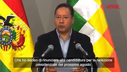 Bolivia, il presidente Arce annuncia: "Non mi ricandido"
