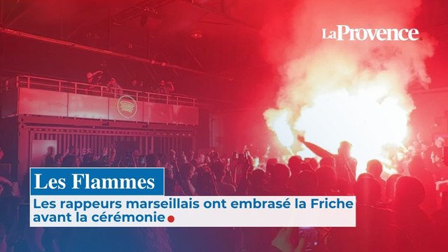 Les Flammes : les rappeurs marseillais ont embrasé la Friche avant la cérémonie
