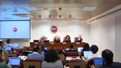 AIReF rebaja previsiones de crecimiento de la economía española por la "incertidumbre"