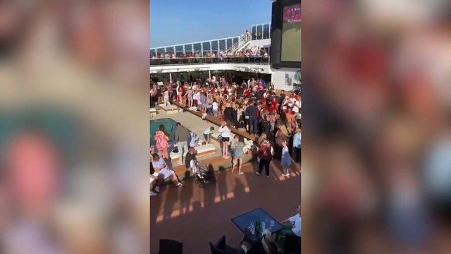 Video shows passengers partying on luxury cruise hours before Sussex grandfather's death