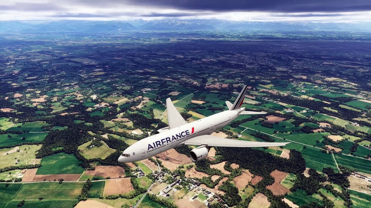 MSFS 2024 B777-200ER PMDG AIR FRANCE ATTERRO  LFBT ILS Z RWY20 SOVO7R TRANS ARSIG