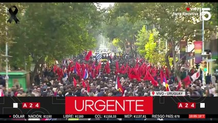 📢 URUGUAY DESPIDE A PEPE MUJICA CON UNA EMOTIVA CARAVANA