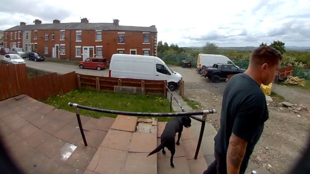 Woman trips outside her front door as Ring camera records her embarrassing tumble