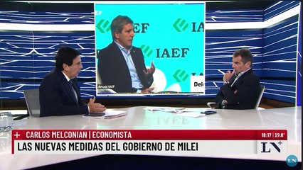 La advertencia de Melconian a Milei