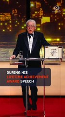 Robert De Niro calls for protest against ‘philistine’ Trump as Cannes opens